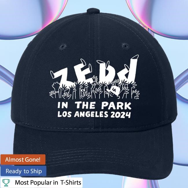 Zedd In The Park Merch Zedd Zitp Zedd In The Park Los Angeles 2024 Dad Bucket Hat